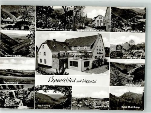 Espenschied Gasthaus Pension Zur Dorfschänke Werkerbachtal Wispertal Weisenstein Wisperquelle Lauksburg Burg Rheinberg Weizenwiese Burg Gerold Laukenmühle