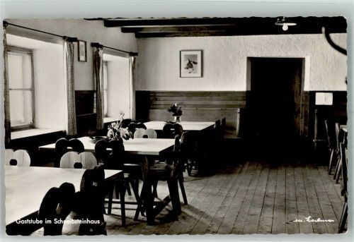 Berchtesgaden Gaststube Schreibsteinhaus Hüttenstempel