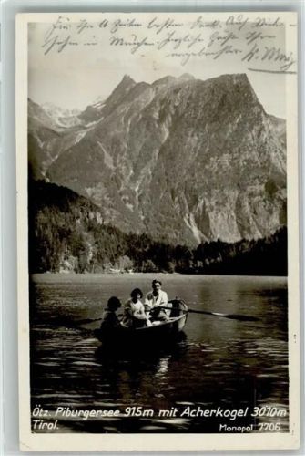 Oetz 1928 Piburger See Acherkogel