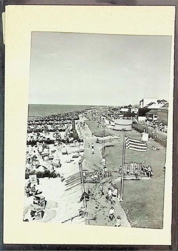 Duhnen Foto montiert auf Karton Promenade und Strand Fotograf Otto Schulze