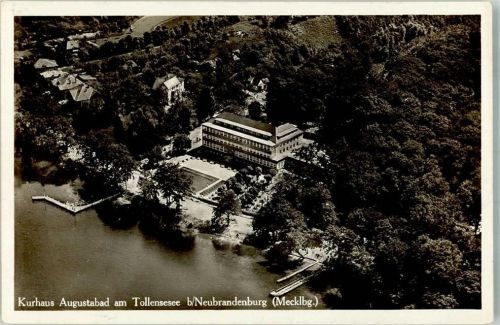 Neubrandenburg Kurhaus Augustabad Fliegeraufnahme