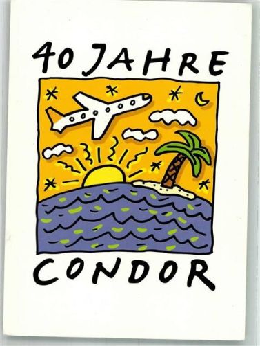 40 Jahre Condor Flugzeug Palmen Meer und Sonne