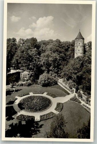 Biberach Blumenanlagen am Gigelberg mit Weißem Turm
