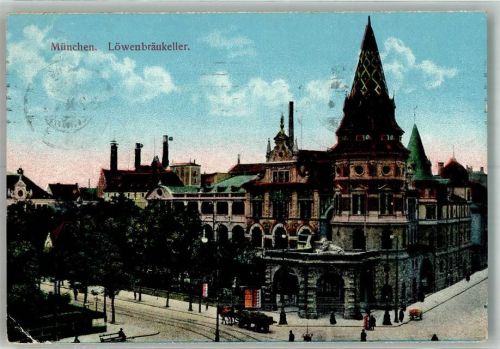 München 1916 Maschinenstempel Feldpost WK I