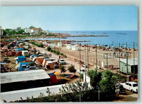 Rimini 1967 Schwimmbad Strand Camping Rubicone