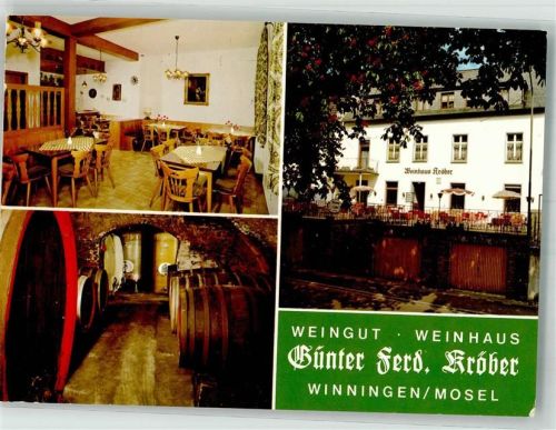 Winningen Weingut Weinhaus Günter Ferdinand Kröber Bahnhofstraße 4a Fotograf Heisterkamp