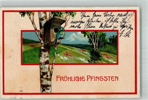 1911 Birke Vogelhaus