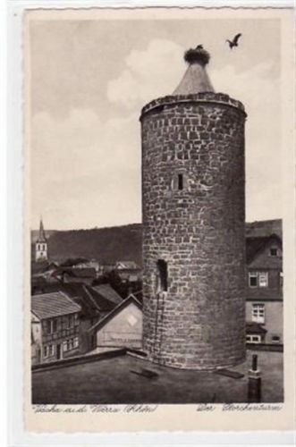 Vacha Vacha a.d. Werra Storchenturm ungelaufen Gute Erhaltung.