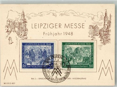 Leipzig 1948 Leipziger Messe DDR