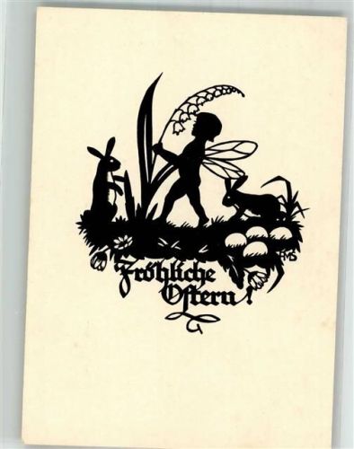 Ostern Scherenschnitt Hessischer Heimatverlag Chlodewig Rinck