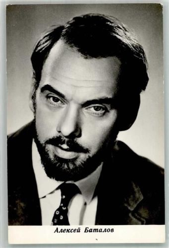 Portrait des russischen Schauspielers Alexey Batalova