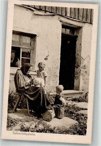 Oberwiesenthal Foto Bertha Zillessen Alte Frau u. Kinder