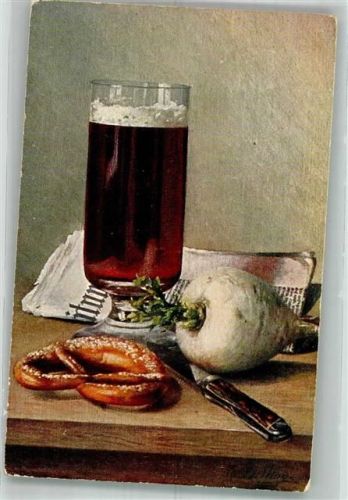 1905 Radi Brezel Zeitung und ein Glas Bier Verlag T.S.N. Serie 410
