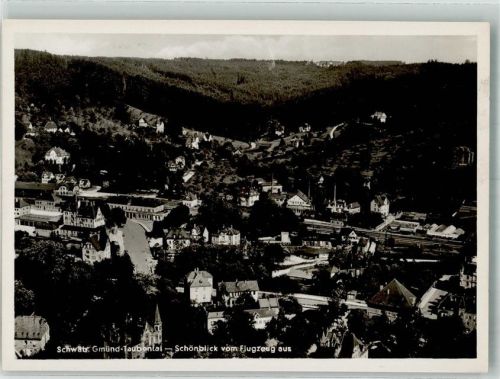 Schwäbisch Gmünd Fliegeraufnahme Taubental Schönblick