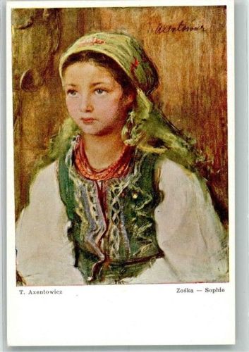 sign. Axentowicz T. Sophie