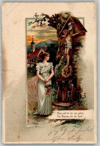 1901 Frau Wem soll ich sie nun geben