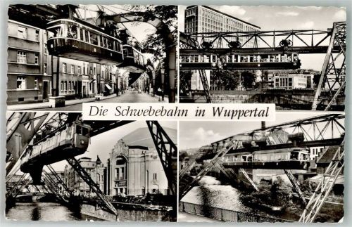 Wuppertal Schwebebahn Glanzstoff-Hochhaus Thalia Theater
