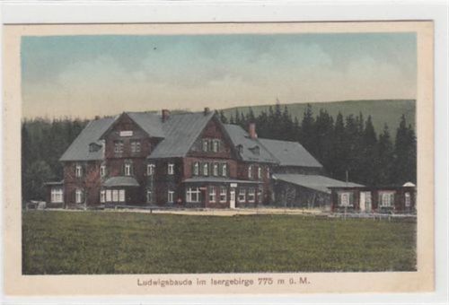 Ludwigsbaude im Isergebirge - Kreis Löwenberg / Lwówek Slaski ungelaufen Top Erhaltung.