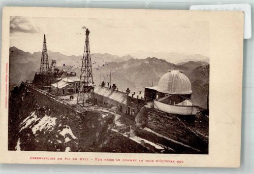 Institur d. Physik du Globe u.d. Pic du Midi Eintrittskarte Preis 3 Francs