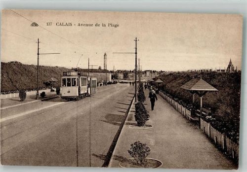Calais Straßenbahn Avenue de la Plage
