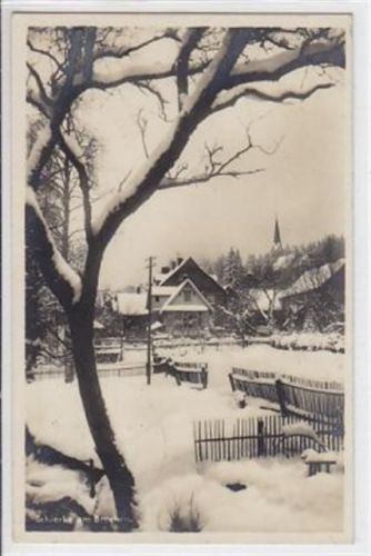 Schierke Schierke im Winter gelaufen 1933. Gut erhalten.