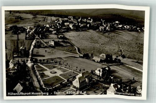 Masserberg 1938 Fliegeraufnahme des Ortes