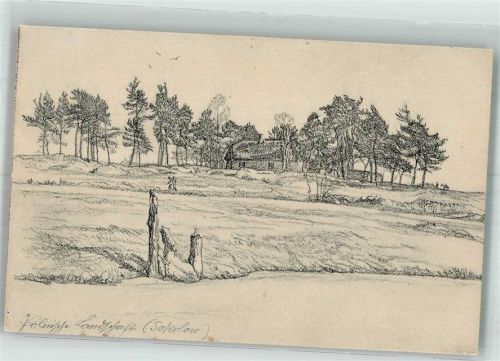 Sokolow Podlaski Polnische Landschaft Batterie Wieck WK I 1914-1916 Ort handschriftlich Motiv Polen Foto AK