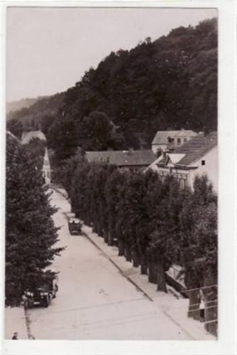 Fotokarte vom Luftkurort Falkenberg (Mark) mit Teilansicht. Postalisch befördert mit Marke. Gute Erhaltung.