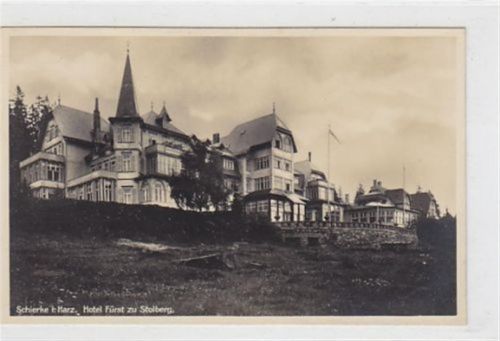 Schierke Hotel Fürst zu Stolberg in Schierke im Harz ungelaufen Top Erhaltung.