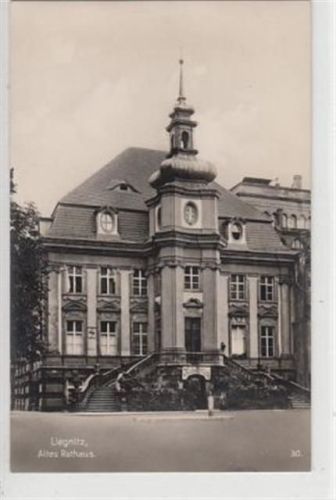 Liegnitz Liegnitz / Legnica. alte Rathaus. Karte beschrieben Sehr gut erhalten.