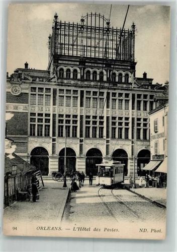 Orleans Postamt Straßenbahn