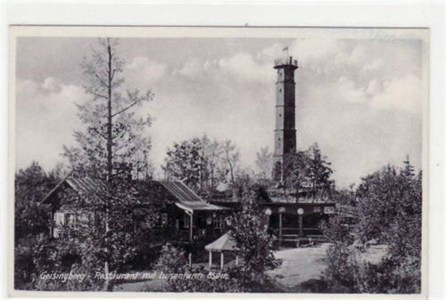 Geising Geising mit Restaurant u. Luisenturm Geisingberg ungelaufen Gute Erhaltung.