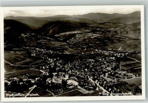 Wachenheim 1939 Fliegeraufnahme des Ortes