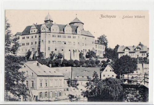 Zschopau Zschopau mit Schloß Wildeck ungelaufen Gute Erhaltung.