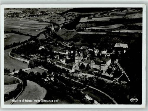 Schöntal Fliegeraufnahme Kloster Schöntal Freigeg. d. R.L.M.