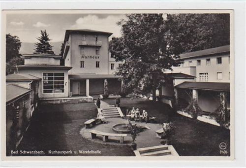 Bad Schwarzbach Bad Schwarzbach - Czerniawa-Zdrój / Kreis Lauban - Luban mit Kurhauspark und Wandelhalle ungelaufen Sehr gut erhalten.