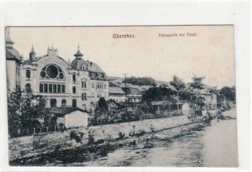 Olbernhau Olbernhau mit Flöhapartie und Tivoli. Karte beschrieben Gute Erhaltung.