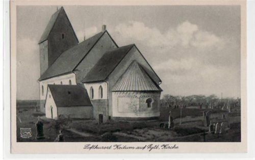 Keitum Keitum a. Sylt mit Kirche ungelaufen Gute Erhaltung.
