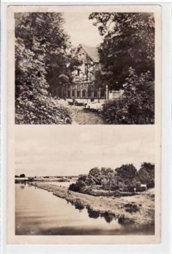 Berlin Zehlendorf, Wannsee mit Gasthaus " Zum Alten Altrechts - Teerofen " ungelaufen Leicht fleckig, sonst gut erhalten