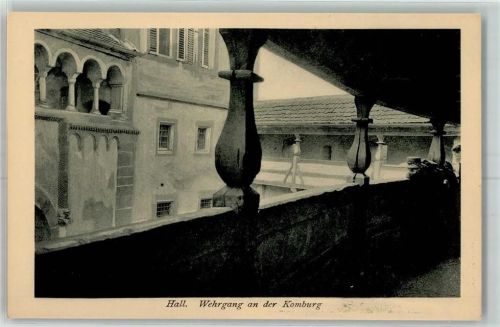 Schwäbisch Hall Wehrgang an der Komburg
