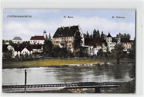 Untermarchtal. St. Agnes und St. Notburga ungelaufen Gute Erhaltung.