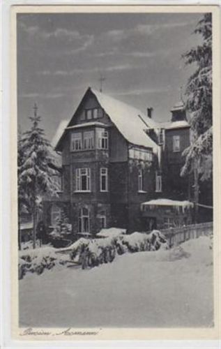 Schierke Pension Assmann in Schierke ungelaufen kleiner Knick rechts unten. Leichter Bug links unten, sonst gut erhalten.