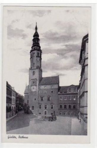 Görlitz Görlitz / Zgorzelec mit Rathaus ungelaufen Gute Erhaltung.