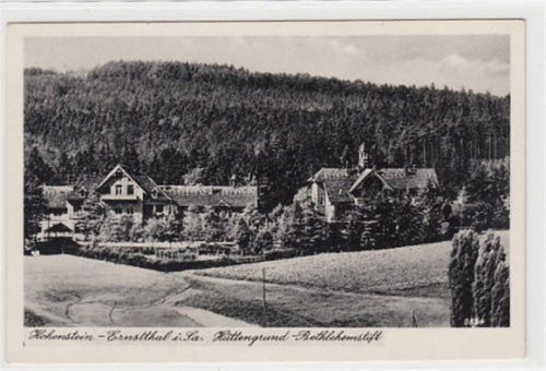 Hohenstein - Ernstthal. Bethlehemstift und Frauengenesungsheim Hüttengrund ungelaufen Gute Erhaltung.