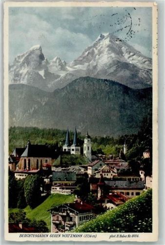 Berchtesgaden Blick gegen den Watzmann