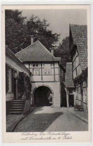 Tecklenburg mit historische Legge amtl. Leinenschaustelle im 18. Jahrhundert ungelaufen Gute Erhaltung.