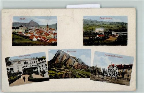 Bilina 1918 Sauerbrunn Borschen Hohenzollernplatz