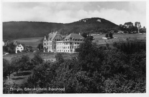 Ebingen Ebingen. Erholungsheim Zionshügel. Karte beschrieben Bügig, sonst gut erhalten