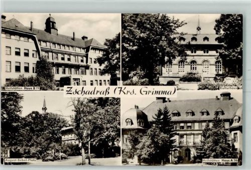 Zschadraß Heilstätten Haus B 19 A 36 Kulturhaus August Bebel Platz