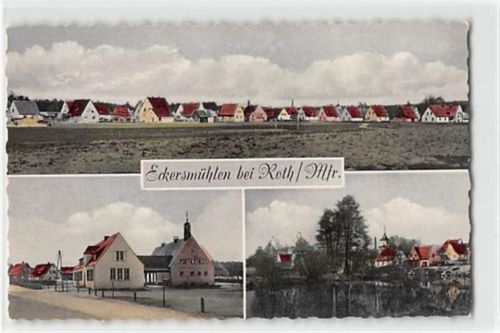 Ecke rsmühlen bei Roth mit Gesamtansicht und Teilansichten ungelaufen Gute Erhaltung.